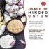Spicy World 4 LB Minced Onion Jar Gluten Free, Bulk Dehydrated Chopped Onions for Cooking, Dried Onion Flakes, Non-GMO