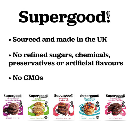 Supergood! Bakery 250 Supergood Go Splits Banana Bread Mix, GR