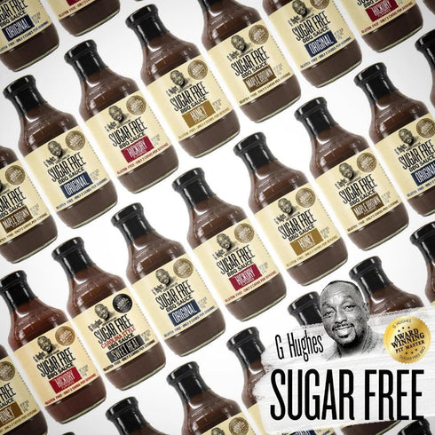 G Hughes Sugar Free BBQ Sauces, Hickory & Original, 18 oz (Pack of 2) - Keto & Gluten Free