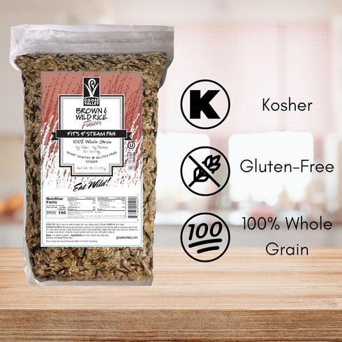 GOOSE VALLEY 5 lb, 2.27 (Pack 1) Brown & Wild Rice Fusion, kg