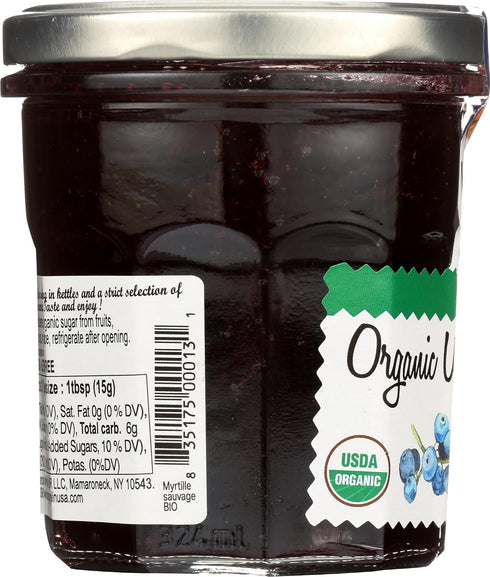LUCIEN GEORGELIN 11.28 OZ Organic Wild Blueberry Fruit Spread
