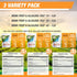 Multi-Pack-3: 1X, 2X, 4X 795; Pack 3, 1-L Allulose Monk Fruit Blend All Purpose Sweetener and RSS (Relative Sugar