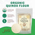 2 LB Jiva Organics Premium Quinoa Flour Bag - Non GMO
