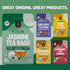 FGO Organic Jasmine Green Tea - 100 Count Eco-Conscious Tea Bags, Resealable Bag