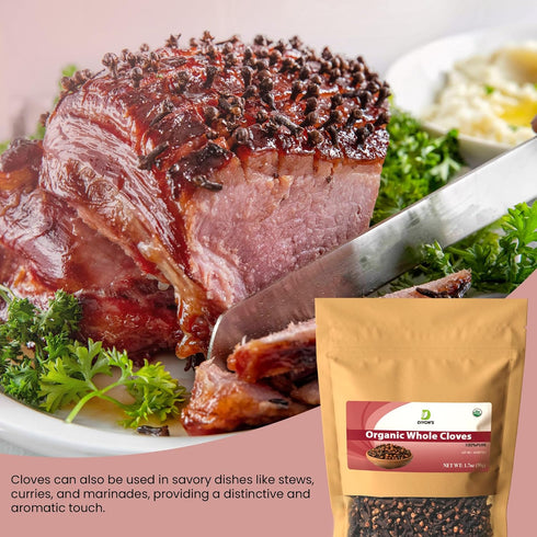 Organic Whole Cloves, 1.7 oz, Stand Up Resealable Pouch