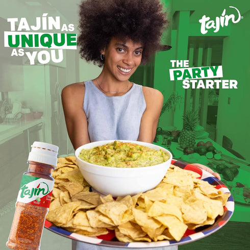 Tajin Clásico Seasoning Mini Pouch, 0.35 oz - Flavorful Seasoning for Snacks and Dishes (Pack of 2)