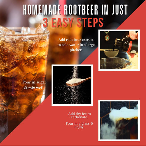 4 Oz (Pack 2) Root Beer Extract, Root Beer Soda and Dessert Syrup, Fl