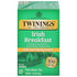 Twinings Decaffeinated Irish Breakfast Black Tea Individually Wrapped Bags, 20 Count (Pack