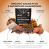 5 (30 Inner Elevate Organic Mushroom Hot Chocolate - Ceremonial Cacao with Adaptogenic Mushrooms - Great as a Coffee