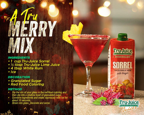 Tru Juice 1 Tru-Juice Homemade Sorrel/Ginger, Liter