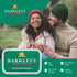 Barkleys Wintergreen Breath Mints - Strong Flavor Cool Mint Candy for Party, After Dinner, Wedding, Daily Use - Vegan