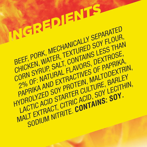 6g 0.28 oz. (46 Count) Slim Jim Smoked Meat Sticks, Original Flavor, Protein Per Serving, Snack Size