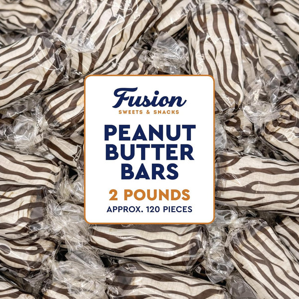 Peanut Butter Bars Candy - 2 Pounds (Approx 120 Pieces), Peanut Butter