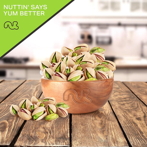 (16oz 1 LB) Packed NUT CRAVINGS - Freshly Roasted & Salted California Pistachios - Fresh in Resealable Bag - Nut Snack