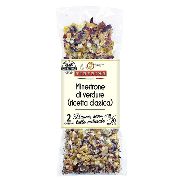 Classic Italian Minestrone-Tiberino's Real Italian Meals - 100% Natural & Sun-Dried Ingredients