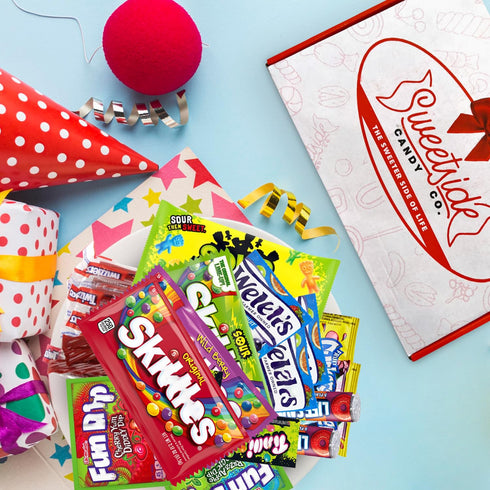 41 Set Assorted Candy Box - Piece Gift Basket - Treat Boxes for College Students, Office & Family - Ultimate Birthday