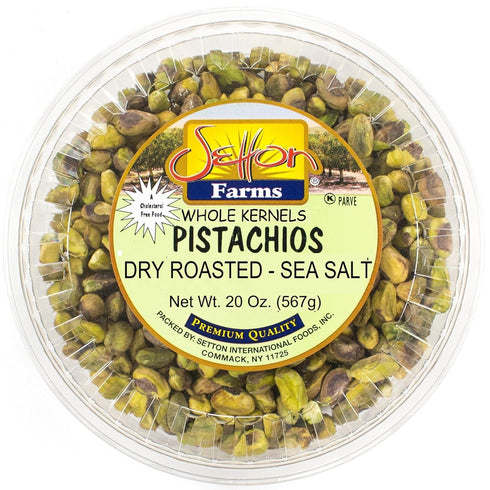 Setton Farms Shelled Pistacho Kernels, Whole Dry Roasted With Sea Salt 20