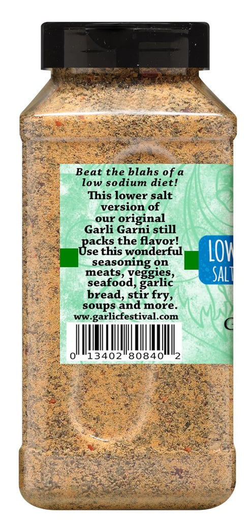24 Oz. Garlic Festival Foods Low Sodium Garli Garni Garlic Seasoning Gluten Free No MSG