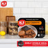 (2 Pack) KJ Poultry Kosher Ready Meals - Beef Chulent & Kugel, MRE Meat Meals Ready to Eat, Shabbos Food Prepared