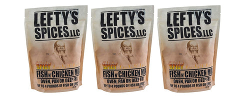Lefty's Spices Fish N' Chicken Mix for Oven, Pan or Deep Fry
