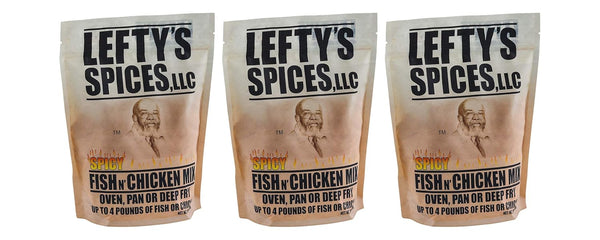 Lefty's Spices Fish N' Chicken Mix for Oven, Pan or Deep Fry