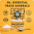 90+ (8 Salt Tribe | Baja Sea Salt Natural Grain for Grinder | Trace Minerals for Hydration Support | Sal Organica |