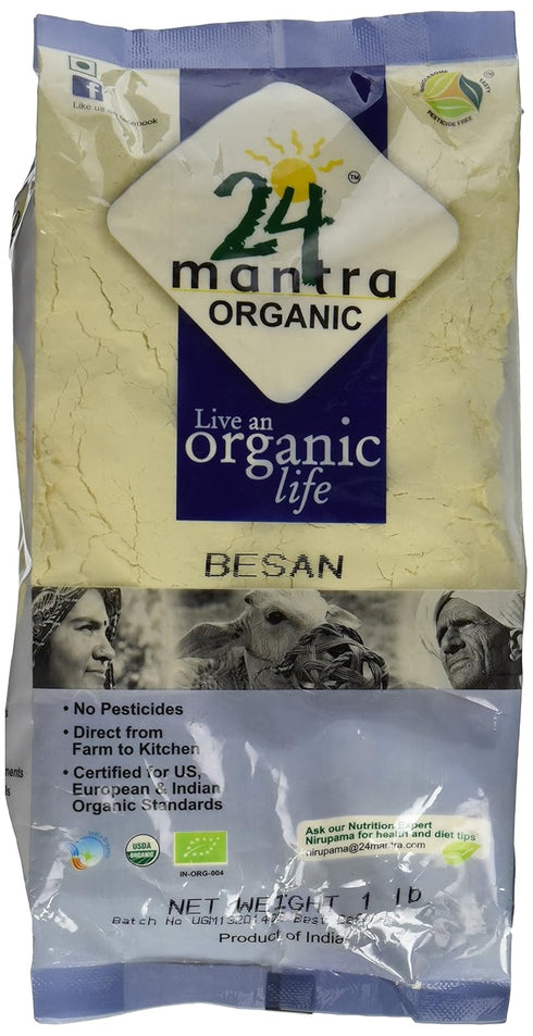 24 Mantra Organic 24 Mantara Besan - 1 Lb,, ()