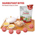 Pack 1, 2 Oz DARLAC FARMS Freeze Dried Rambutan Bites, No Sugar Added, Healthy Fruit Snacks for Kids, Adults & All