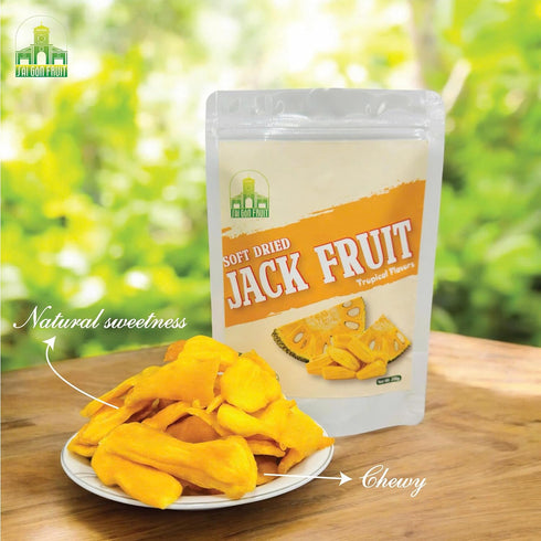 200 Si Gn Fruit - Soft Dried Jackfruit, Low Sugar Added, Naturally Sweet, Healthy Soft Dried JackFruit Snack For Kids