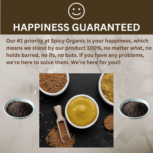 4 oz Organic Black Mustard Powder Fine Ground Spice for Bold Flavor Ideal for Cooking, Pickling & Marinades USDA