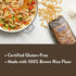 Free,12 oz (4 Pack) DeLallo Gluten-Free Brown Rice Penne Pasta, Non-GMO, Made in Italy, Kosher, All Natural, Tree-Nut