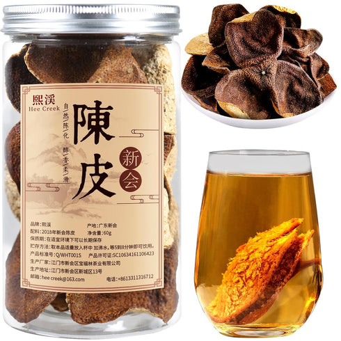 Hee Creek 2018 Year Dried Tangerine Peel 2.12oz/60g Matured Mandarin Peel Chen