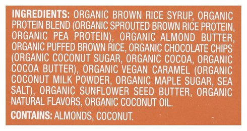 4ct, 2.3 OZ GOMACRO Organic Salted Caramel & Chocolate Chip Protein Bar