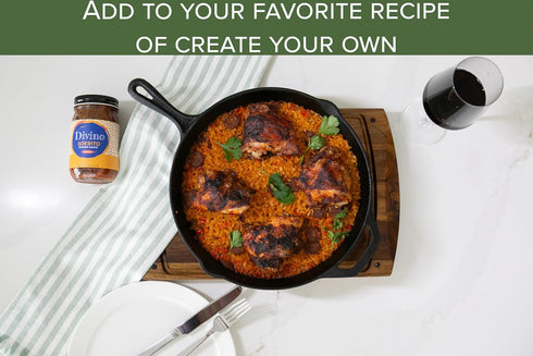 Divino Simmer Foods Sofrito Sauce Latin Cooking Sauce & Marinade for Chicken, Rice & Meal Prep Easy Dinner in Minutes
