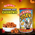 6oz. ASSKICKIN' Roasted Hot & Spicy Cashews - Habanero Flavored Spicy Nuts Resealable Can - Perfect Spicy Snacks