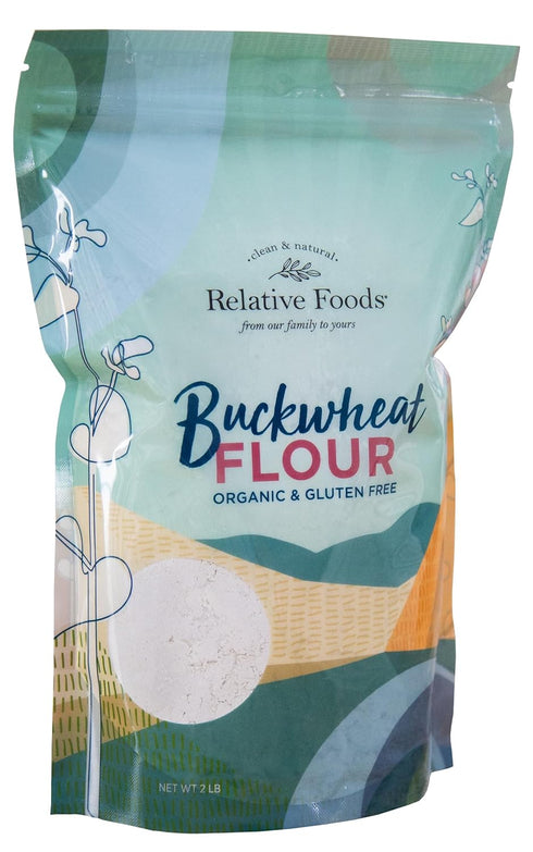 Organic Buckwheat Flour Naturally Buckwheat Powder 100% Whole Grain, Non-GMO, High Fiber