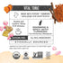 15 Numi Tea Organic Three Roots Turmeric Tea, Herbal Tea Bags, Caffeine Free