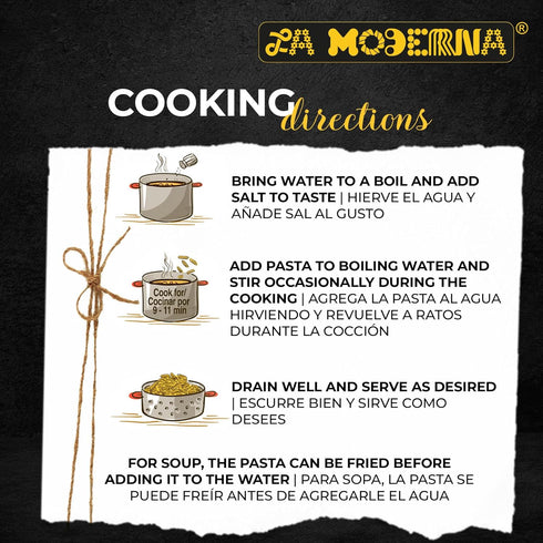 Elbow 7 oz (Pack 1) LA MODERNA, Codos Pasta, of | Enriched Durum Wheat Semolina | Kosher, Non-GMO, Iron