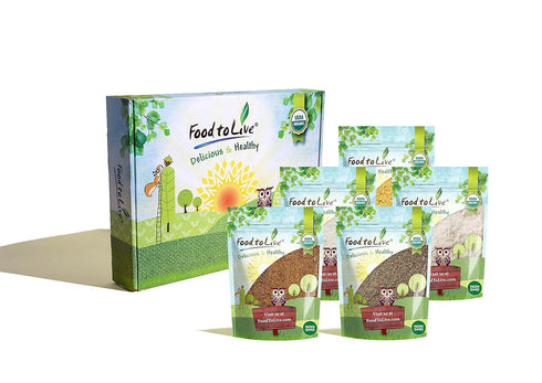 Food to Live - Organic Baking Ingredients in a Gift Box A