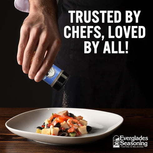 6oz Everglades Fish & Chicken Seasoning For Shrimp, Fish, Crab, Lobster & Poultry Use in Batter, Boils, or Sprinkle