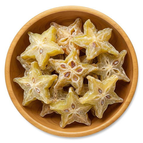 5 NY Spice Shop Dried Star fruit - Pound Dehydrated starfruits Snacking - Chewy dried star fruit for Baking Smoothies