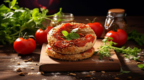 RawJoy Pack 12 Fresh New York Multigrain Bagel by | Delicious Fresh Multigrain Bagel