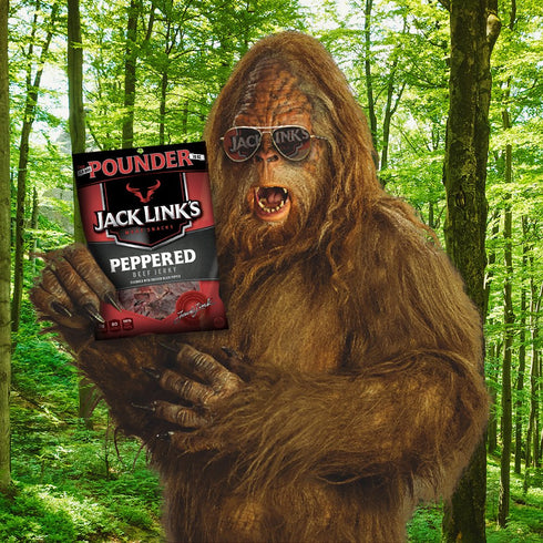 16 (Pack 1) Jack Link's Meat Snacks Beef Jerky, Peppered, Ounce