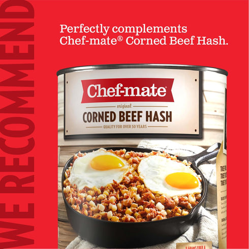Country 6 lb 9 oz (#10 Chef-mate Sausage Gravy, Breakfast Sausage, Biscuits and Gravy, Can Bulk)