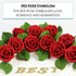 1.5 inches, 12 Count Global Sugar Art Premium Edible Roses, Red, Unwired, Medium by Chef Alan Tetreault