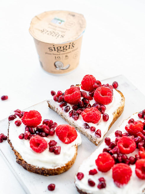 5.3 Siggi's, Toasted Coconut Plant-Based Yogurt, Ounce