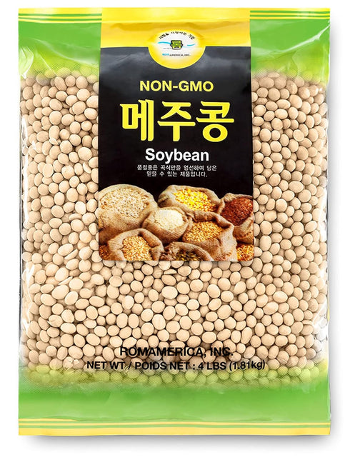 ROM AMERICA Premium Soybeans for Soy Milk, Tofu, Tempeh, Miso, Soy Protein