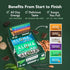6 Pack 12 Count, 1.9oz ALOHA Organic Plant Based Protein Bars - Flavor Variety - Bars - Vegan Snacks, Low Sugar