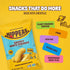 0.8oz, Pack 6, 3g 2g HIPPEAS Chickpea Puffs, Groovy White Cheddar, Gluten Free Snacks, Dairy Free, Vegan, of Protein