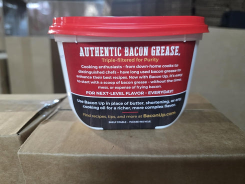14 (2-pack) Bacon Up Bacon Grease for Cooking - Ounce with spoon